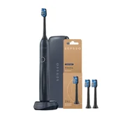 Szczoteczki elektryczne - Zestaw SEYSSO Planet MercurX szczoteczka soniczna z etui podróżnym i 3 końcówkami - miniaturka - grafika 1