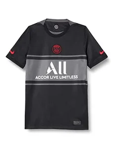 Nike Męski T-shirt, Black/Dark Grey/White/Siren Red, L - Koszulki męskie - miniaturka - grafika 1