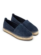 Espadryle damskie - Marc O´Polo Skórzane espadryle w kolorze granatowym - miniaturka - grafika 1