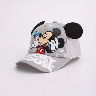 TEMU Disney 1 szt. czapka baseballowa z nadrukiem Mickey Mouse, modna czapka dla mężczyzn i kobiet, lekka i oddychająca kapelusz przeciwsłoneczny, - Czapki dla dzieci - miniaturka - grafika 1