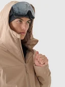 Kurtki narciarskie - Kurtka narciarska membrana 5000 męska 4F 4FWAW24TTJAM579-82S Brązowy - miniaturka - grafika 1