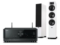 Kino domowe - Yamaha RX-V4A (czarny) + Tesi 6 (biały) - miniaturka - grafika 1