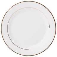 Talerze - Talerz AMBITION Aura Gold 19 cm Biało-złoty - miniaturka - grafika 1