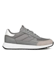 Geox Sneakersy "Molveno" w kolorze szarym - Trampki męskie - miniaturka - grafika 1