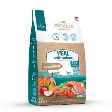 Pokusa Veal With Salmon Cielęcina Z Łososiem Adult 12Kg Dla Dorosłych Psów