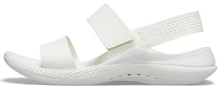 Sandały damskie - Crocs Sandały damskie, białe, rozmiar 38 EU, Almost White, 38 EU - grafika 1