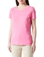 Koszulki i topy damskie - BOSS T-shirt damski, średni różowy., L - miniaturka - grafika 1