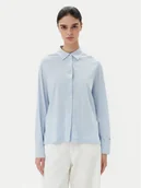 Koszule damskie - Tommy Hilfiger Koszula WW0WW45983 Błękitny Regular Fit - miniaturka - grafika 1