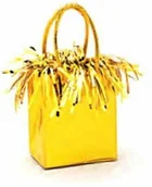 Balony i akcesoria - Obciążnik do balonów napełnionych helem Mini torebka prezentowa żółta - 178 g. - miniaturka - grafika 1