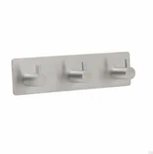 Wieszaki i stojaki - Wieszak ścienny Base 220-3 Srebrny Szczotkowany - miniaturka - grafika 1