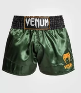 Spodnie sportowe męskie - Venum Spodenki Muay Thaï Classic Shorts Green/Black/Gold - miniaturka - grafika 1