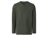 Koszulki męskie - esmara Men Koszulka męska z długim rękawem (Zielony, L (52/54)) - miniaturka - grafika 1