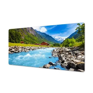 Mata podkładka na biurko eko Potok górski szczyty, ArtprintCave - Podkładki na biurko - miniaturka - grafika 1