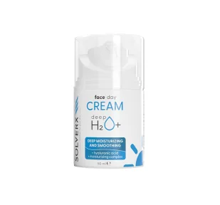 SOLVERX Deep H2O+ Krem głęboko nawilżający na dzień - skóra sucha i odwodniona 50 ml - Kremy do twarzy - miniaturka - grafika 1