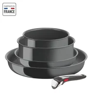 Zestawy garnków i patelni - TEFAL INGENIO Renew 5-częściowy zestaw naczyń kuchennych, indukcyjny, ceramika nieprzywierająca, ekologiczny, wyprodukowany we Francji L2619002 - miniaturka - grafika 1