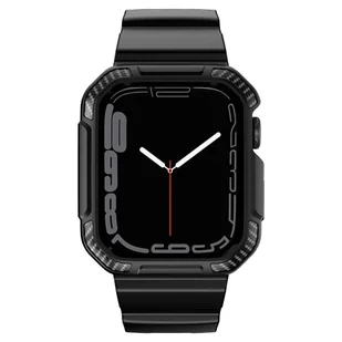 Kingxbar CYF106 2w1 pasek Apple Watch SE, 8, 7, 6, 5, 4, 3, 2, 1 (41, 40, 38 mm) z wbudowanym etui czarny - Akcesoria do smartwatchy - miniaturka - grafika 3