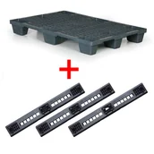 Akcesoria do pakowania - Artplast Plastikowa paleta PICK LIGHT, 1200 x 800 mm, z płozami 158142 - miniaturka - grafika 1