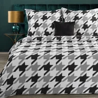 Pościel - Pościel DIVA 200x220cm w pepitkę satyna bawełniana EUROFIRANY - miniaturka - grafika 1