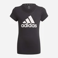 Koszulki dla dziewczynek - Koszulka dziecięca Adidas G Lin T GN4069 170 cm Czarna (4064036241239) - miniaturka - grafika 1