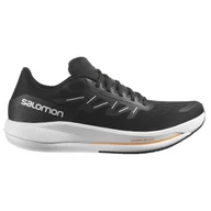 Buty sportowe męskie - Męskie Buty do biegania SALOMON SPECTUR BLACK/WHITE/BLAZING ORANGE L41589600 – Czarny - miniaturka - grafika 1