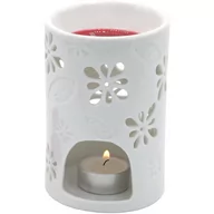 Zapachy do domu - CANDLE-LITE Candle-Lite  świecznik na świeczki typu tealight lampa zapachowa, NYL, biały, 8.5 x 8.5 x 13 cm TL-002 - miniaturka - grafika 1