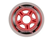 Akcesoria do skatingu - Zestaw 8x kółka + 16x łożyska + 8x tuleje Powerslide PS One Wheels Pack 84mm 82A with Spacer - miniaturka - grafika 1