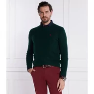 Swetry męskie - POLO RALPH LAUREN Wełniany sweter | Slim Fit | z dodatkiem kaszmiru - miniaturka - grafika 1