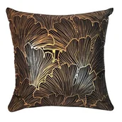 Poduszki dekoracyjne - Poduszka dekoracyjna 40 x 40 cm czarna - miniaturka - grafika 1