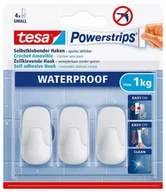 Wieszaki łazienkowe - Haczyki samoprzylepne łazienkowe tesa białe 1kg - miniaturka - grafika 1