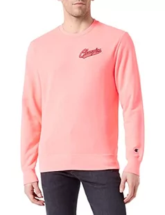 Champion Bluza męska, Błyszczący różowy (Dvkf), S - Bluzy męskie - miniaturka - grafika 1