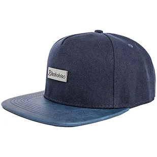 Blackskies Vanguard Snapback Cap damska męska czapka bejsbolowa czapka z daszkiem, zamszowa sztuczna skóra, granatowy, jeden rozmiar - Czapki damskie - miniaturka - grafika 1