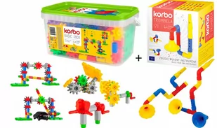 KORBO RUCHOME KLOCKI Konstrukcyjne Basic 180 el + Trombele 17 el - Klocki KORBO RUCHOME KLOCKI Konstrukcyjne Basic 180 el + Trombele 17 el - Klocki - miniaturka - grafika 1