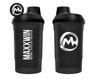Shakery i bidony sportowe - Szejker MAXXWIN  600 ml black - miniaturka - grafika 1