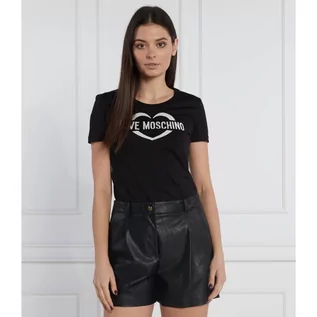 Koszulki i topy damskie - Love Moschino T-shirt | Regular Fit - grafika 1