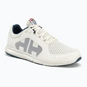 Żeglarstwo - Buty żeglarskie męskie Helly Hansen Ahiga V4 Hydropower off whitee/orion blue - miniaturka - grafika 1