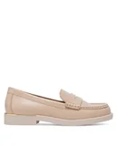 Półbuty damskie - Gino Rossi Lordsy LUISA-112989 Beżowy - miniaturka - grafika 1