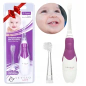 Szczoteczki do zębów dla dzieci - SZCZOTECZKA ELEKTRYCZNA SONICZNA DLA DZIECI 0-3lat SEYSSO Baby - miniaturka - grafika 1