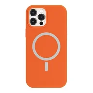 Etui i futerały do telefonów - Etui silikonowe Mercury do iPhone 12 mini 5,4" pomarańczowy - miniaturka - grafika 1