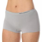 Bielizna sportowa damska - Bokserki damskie bawełniane Brubeck Comfort Cotton BX10470A szary - miniaturka - grafika 1