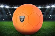 Piłka nożna - Lamborghini piłka nożna LFB661-2 pomarańczowa rozmiar 2 - miniaturka - grafika 1