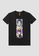 Koszulki męskie - T-Shirt Męski Antony Morato Slim Fit Czarny - Xl - miniaturka - grafika 1