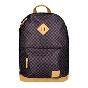 Plecaki szkolne i tornistry - Incood, Plecak Czarno-Grafitowa Szachownica - miniaturka - grafika 1