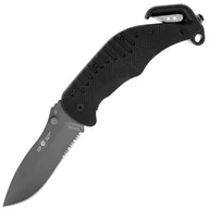 Noże - Nóż składany ratowniczy ESP RK-01-S Rescue Knife - Black - miniaturka - grafika 1
