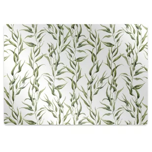 Mata na podłogę pod krzesło Liście eukaliptusa 140x100 cm - Podnóżki, podpórki, podkładki - miniaturka - grafika 1