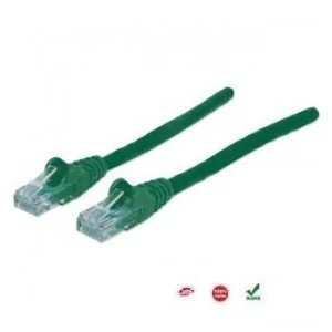 Intellinet Kabel sieciowy 342476 CAT 6 U/UTP AWG 24 RJ45 1 m Zielony - Patchcordy - miniaturka - grafika 3