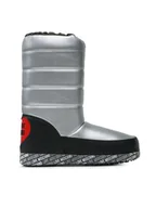 Śniegowce damskie - LOVE MOSCHINO Śniegowce JA24162G1HIT590B Srebrny - miniaturka - grafika 1