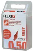 Szczoteczki międzyzębowe - Tandex Flexi 0,50 szczoteczki międzyzębowe 6szt - miniaturka - grafika 1