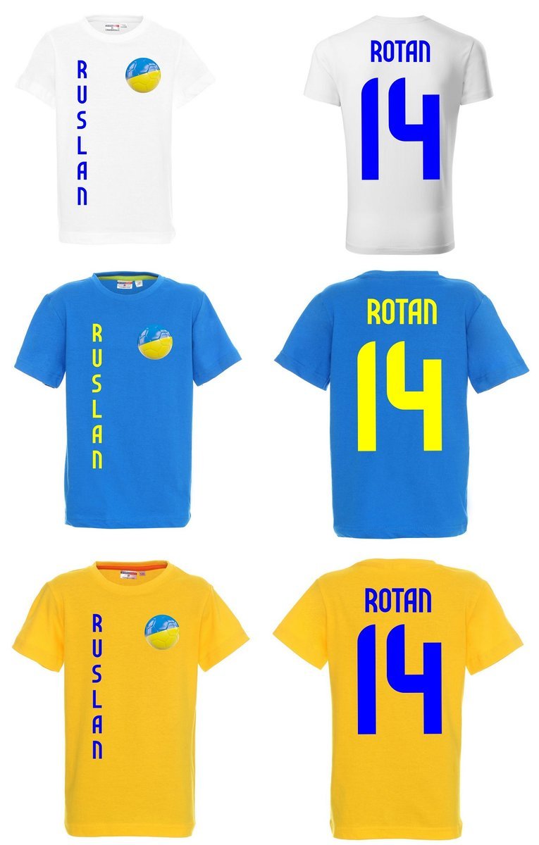 Koszulka UKRAINA Ruslan ROTAN 14 jr