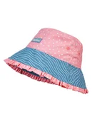 Czapki dla dzieci - Playshoes Dwustronny kapelusz w kolorze niebiesko-jasnoróżowym - miniaturka - grafika 1