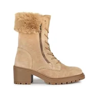 Botki damskie - Geox Damskie botki D Damiana, Toffee/Beige, 38 EU, Toffi beżowy, 38.5 EU - miniaturka - grafika 1